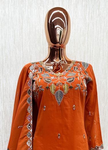 DEBINA - Catalog # 67376 (Set of 4 Readymade Salwar Suits)