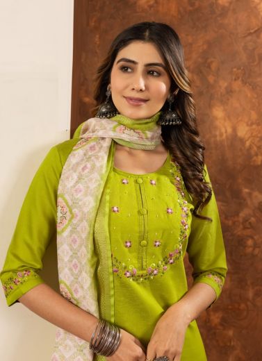 TANA TAN - Catalog # 67377 (Set of 2 Readymade Salwar Suits)