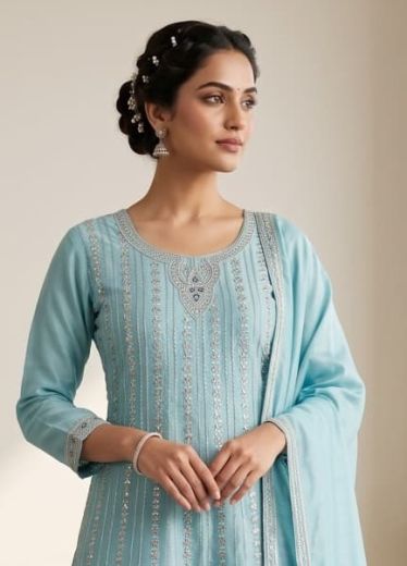 DENISHA - Catalog # 67388 (Set of 4 Readymade Salwar Suits)