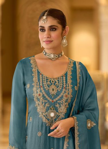 TAN TANA - Catalog # 67422 (Set of 4 SIZE-SETS [Readymade Salwar Suits])