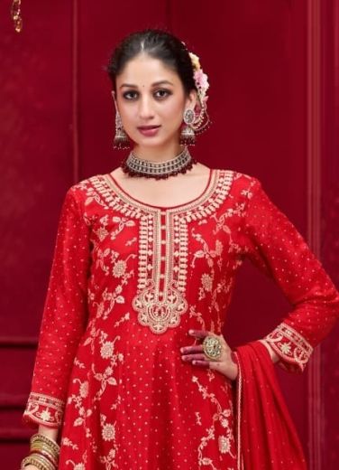 MOR-PANKH - Catalog # 67451 (Set of 4 Readymade Salwar Suits)