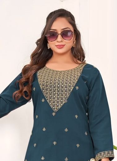 ZEEVA - Catalog # 67473 (Set of 6 Readymade Women's Kurtis / Tops)