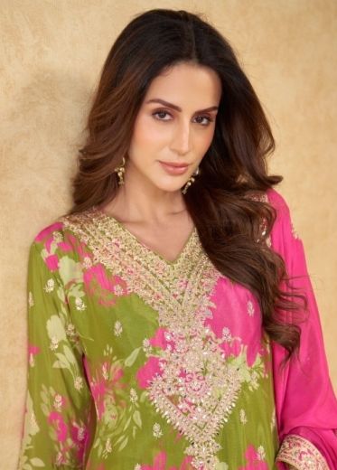 SUNAINA - Catalog # 67477 (Set of 2 Readymade Salwar Suits)