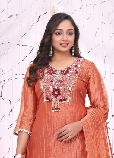 POONAM - Catalog # 67487 (Set of 7 SIZE-SETS [Readymade Salwar Suits])
