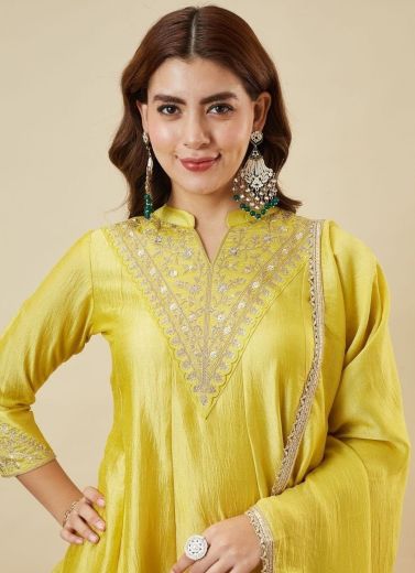 SILVIA - Catalog # 67500 (Set of 3 Readymade Salwar Suits)