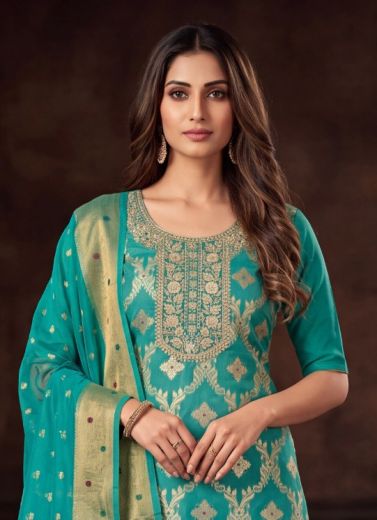 REETI RIWAAZ - Catalog # 67514 (Set of 4 Readymade Salwar Suits)