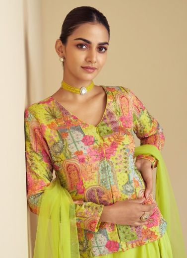 ZULAHA - Catalog # 67544 (Set of 2 Indo-Western Outfits)