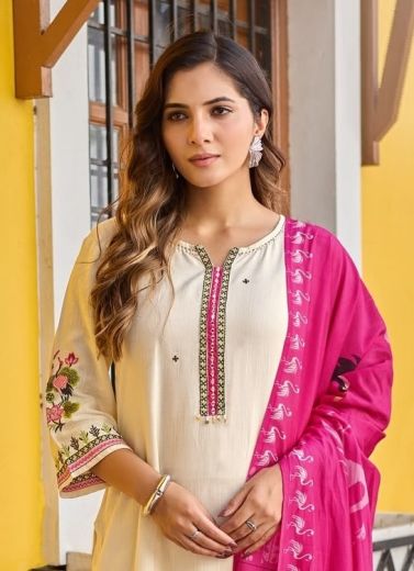 ROOHANIYAT - Catalog # 67557 (Set of 6 Readymade Salwar Suits)