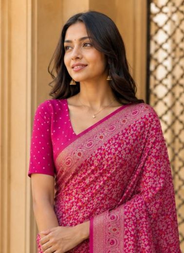 MEENA - Catalog # 67575 (Set of 5 Sarees)