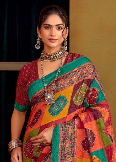 CALCUTTA CRUSH - Catalog # 67588 (Set of 6 Sarees)
