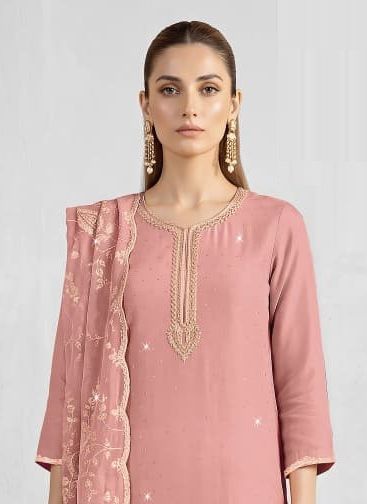 AMAN-E-KHAS - Catalog # 67613 (Set of 4 Readymade Salwar Suits)