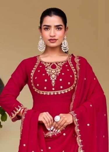 SUN MOON - Catalog # 67617 (Set of 4 Readymade Salwar Suits)