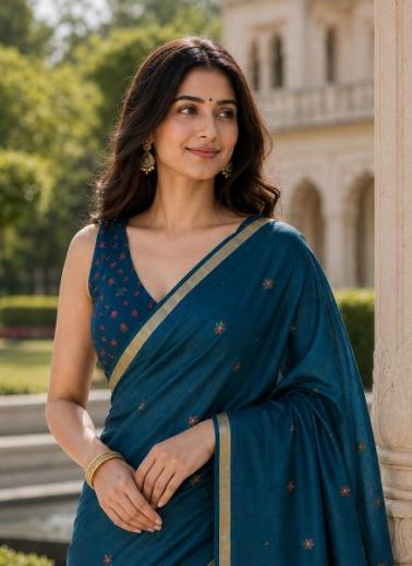 JAANAM - Catalog # 67621 (Set of 5 Sarees)
