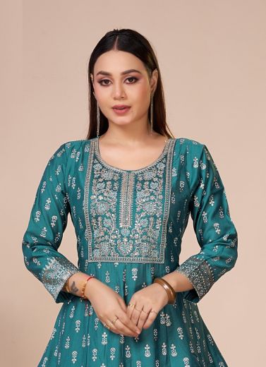 GRAMEEN - Catalog # 67624 (Set of 6 Readymade Women's Kurtis / Tops)