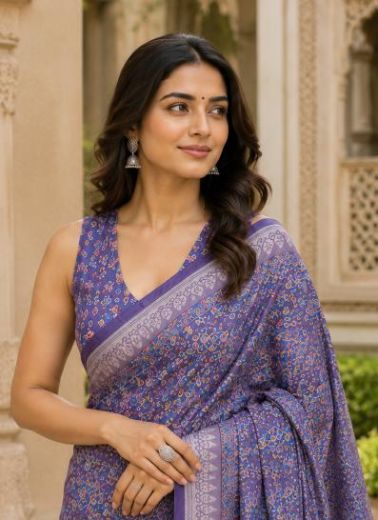 ROCKET - Catalog # 67634 (Set of 4 Sarees)