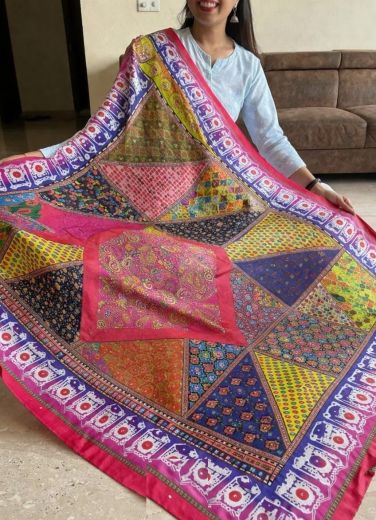 PAKSITANI DUPATTAS - Catalog # 67639 (Set of 8 Only Dupattas)
