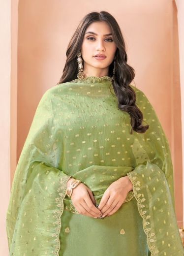 KANAK NIDHI - Catalog # 67640 (Set of 6 Readymade Salwar Suits)