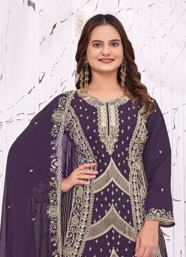 SALMA - Catalog # 67669 (Set of 6 Readymade Salwar Suits)