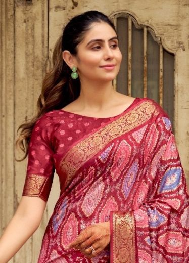 ALMOND - Catalog # 67698 (Set of 6 Sarees)