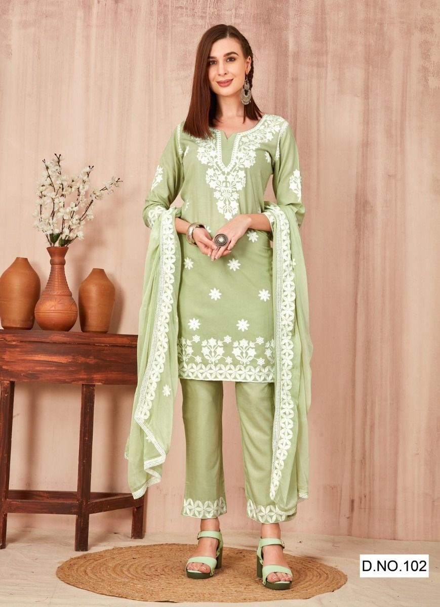 SHENAAZ - CATALOG # 50556 (SET OF 4 READYMADE SUITS)