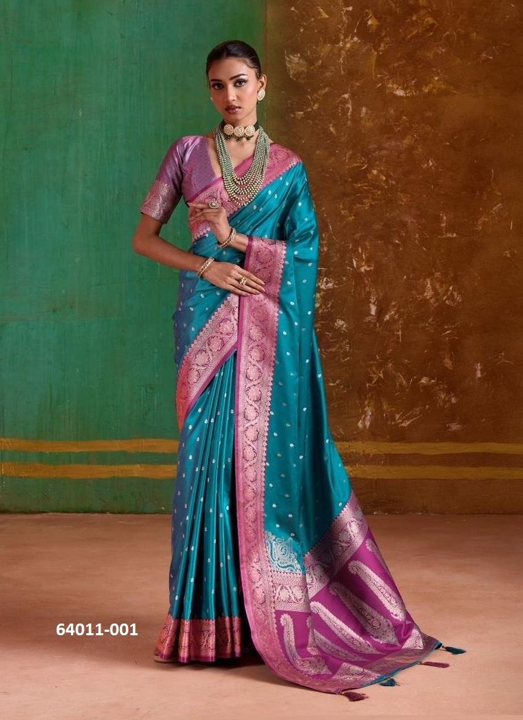 ROOHANI - Catalog # 64011 (Set of 4 Sarees) by Rajtex Fabrics ROOHANI - Catalog # 64011 (Set of 4 Sarees) by Rajtex Fabrics