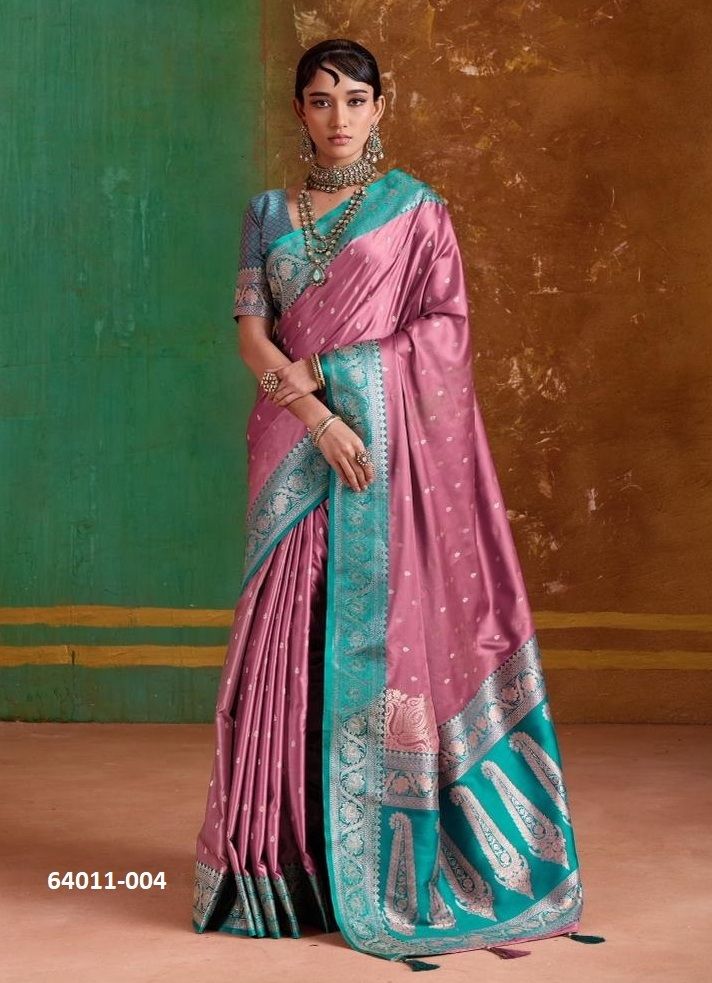 ROOHANI - Catalog # 64011 (Set of 4 Sarees) by Rajtex Fabrics ROOHANI - Catalog # 64011 (Set of 4 Sarees) by Rajtex Fabrics