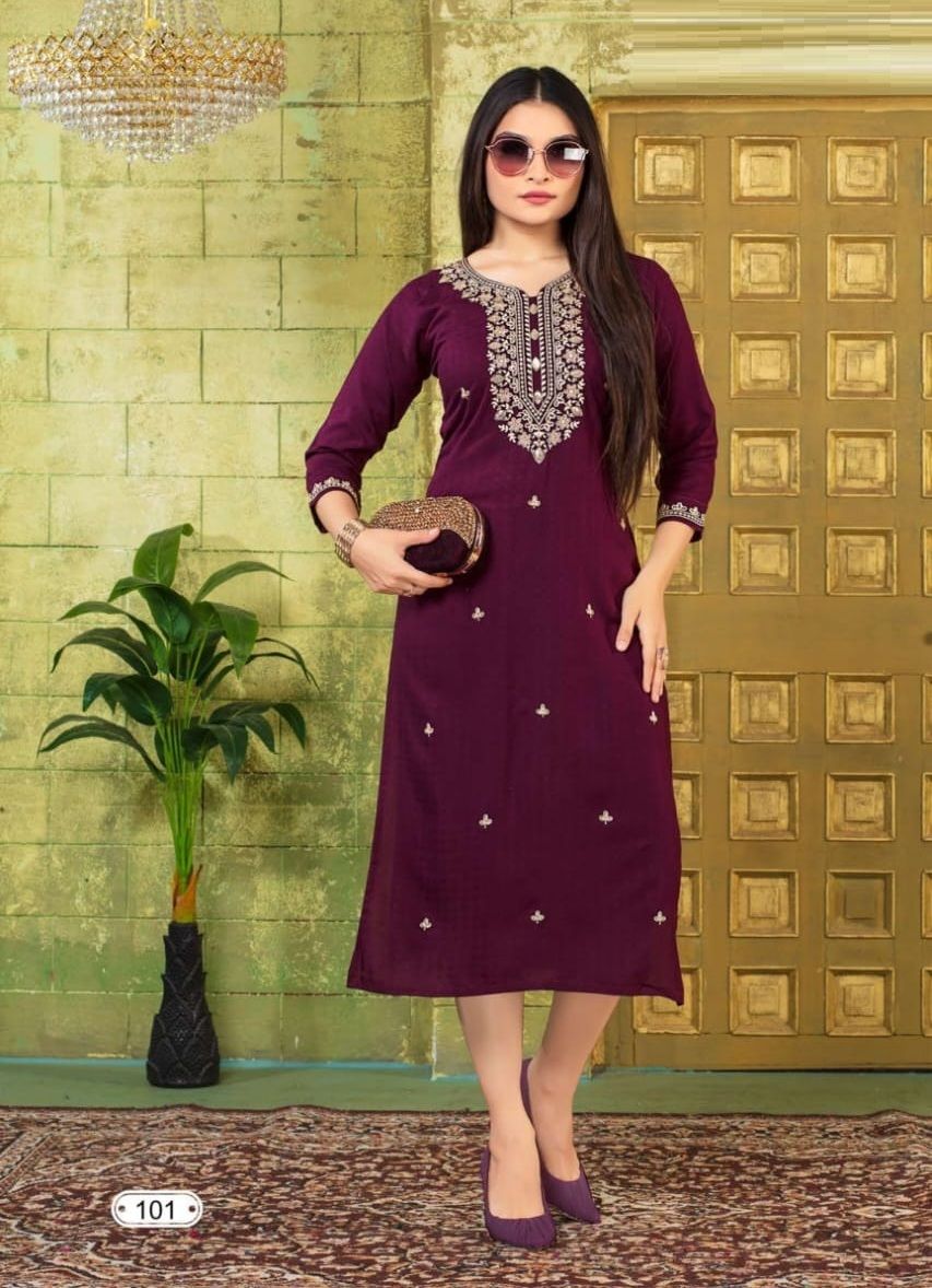 LEENA - CATALOG # 49641 (SET OF 6 READYMADE KURTIS) LEENA - CATALOG # 49641 (SET OF 6 READYMADE KURTIS)