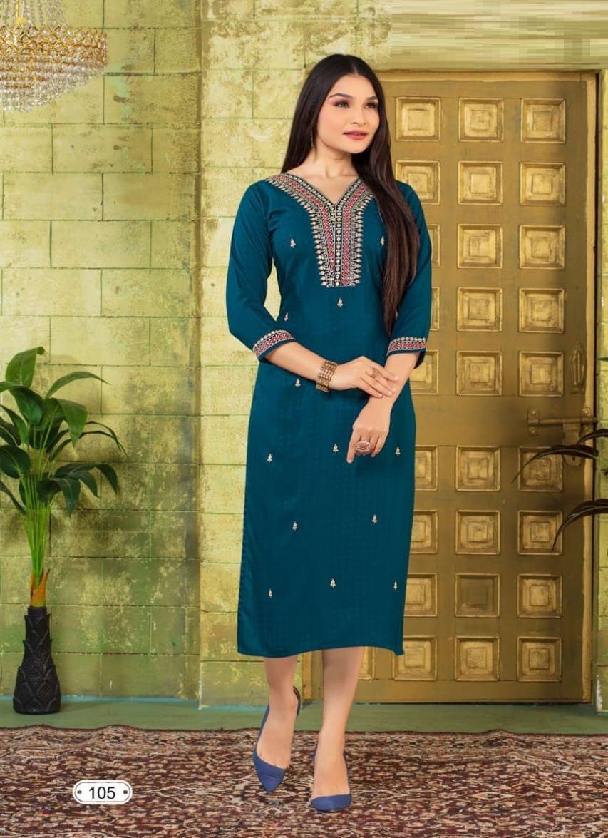 LEENA - CATALOG # 49641 (SET OF 6 READYMADE KURTIS) LEENA - CATALOG # 49641 (SET OF 6 READYMADE KURTIS)