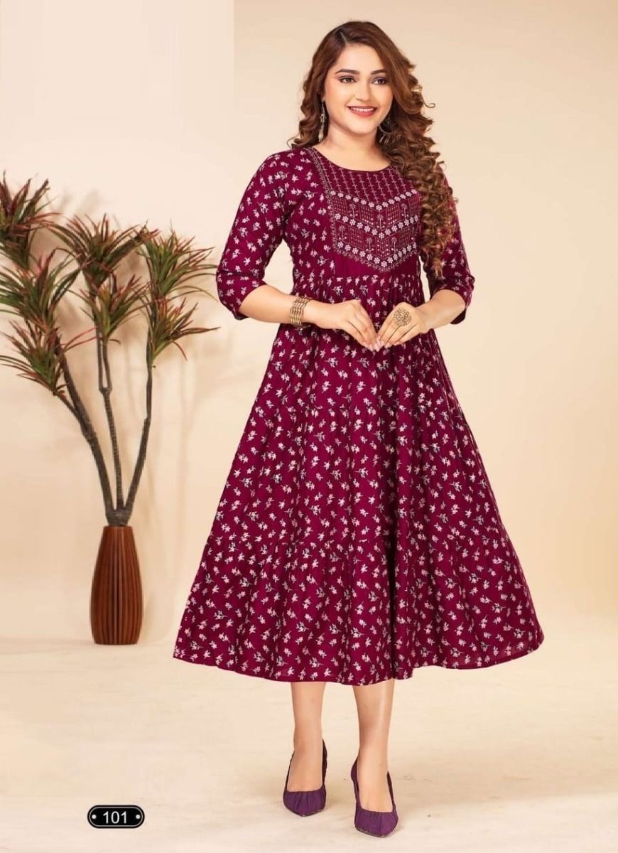 GURNISH - CATALOG # 50158 (SET OF 6 READYMADE KURTIS) GURNISH - CATALOG # 50158 (SET OF 6 READYMADE KURTIS)