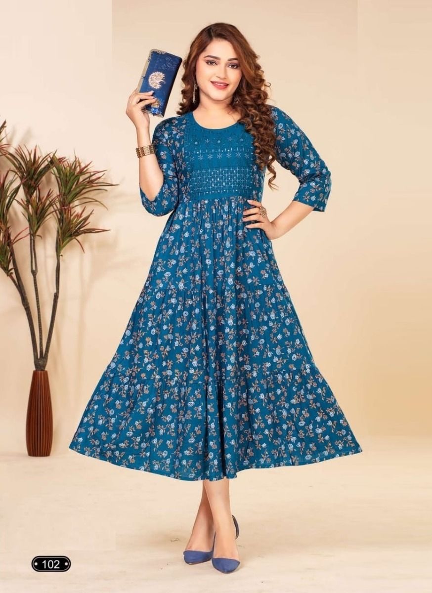 GURNISH - CATALOG # 50158 (SET OF 6 READYMADE KURTIS) GURNISH - CATALOG # 50158 (SET OF 6 READYMADE KURTIS)
