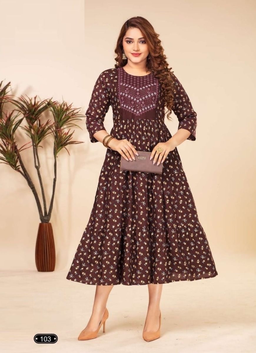 GURNISH - CATALOG # 50158 (SET OF 6 READYMADE KURTIS) GURNISH - CATALOG # 50158 (SET OF 6 READYMADE KURTIS)