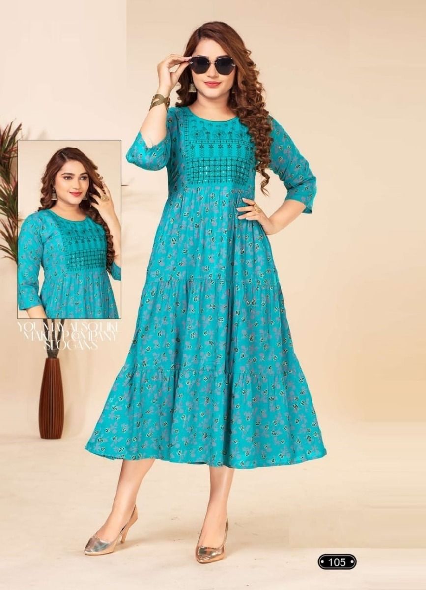 GURNISH - CATALOG # 50158 (SET OF 6 READYMADE KURTIS) GURNISH - CATALOG # 50158 (SET OF 6 READYMADE KURTIS)