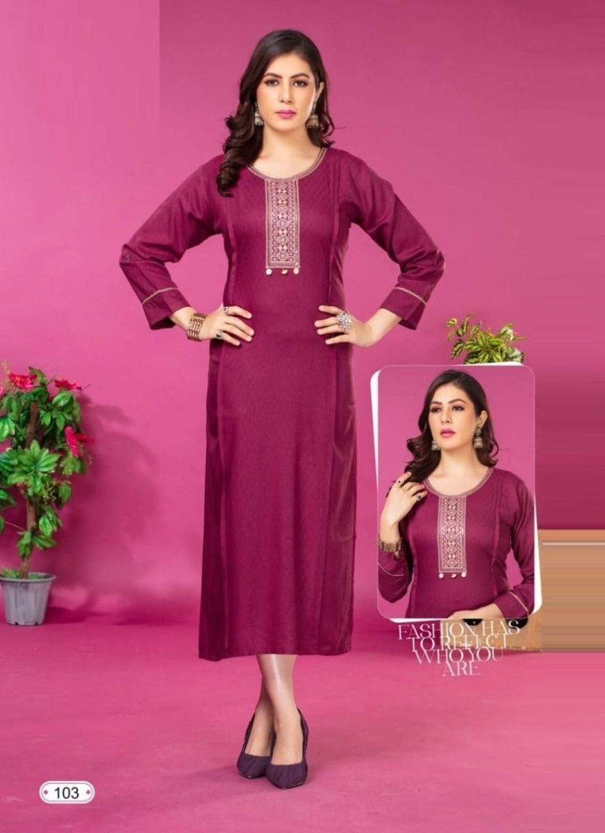 PRASHITA - CATALOG # 50389 (SET OF 6 READYMADE KURTIS)