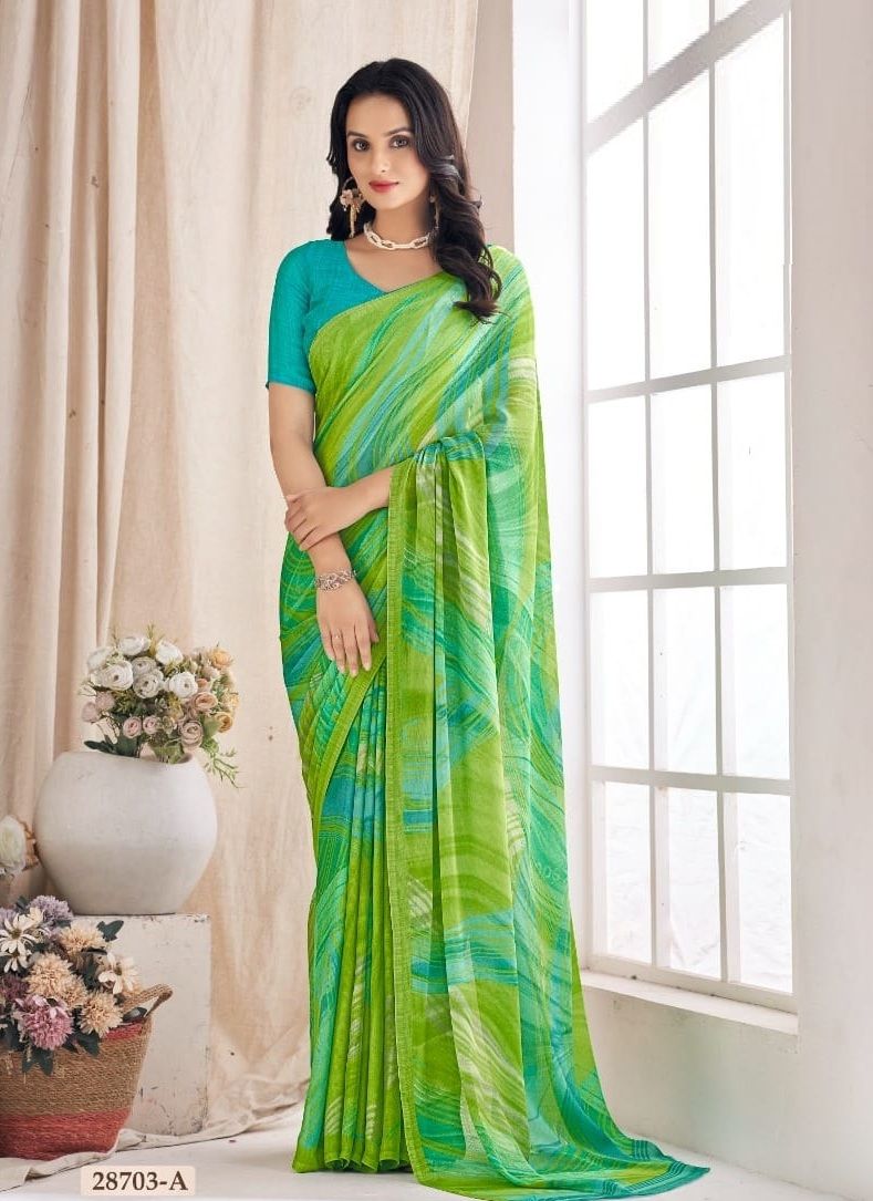 AAHANA 3 - CATALOG # 50475 (SET OF 12 SAREES)