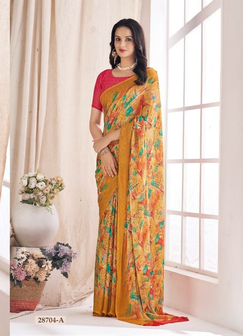 AAHANA 3 - CATALOG # 50475 (SET OF 12 SAREES)