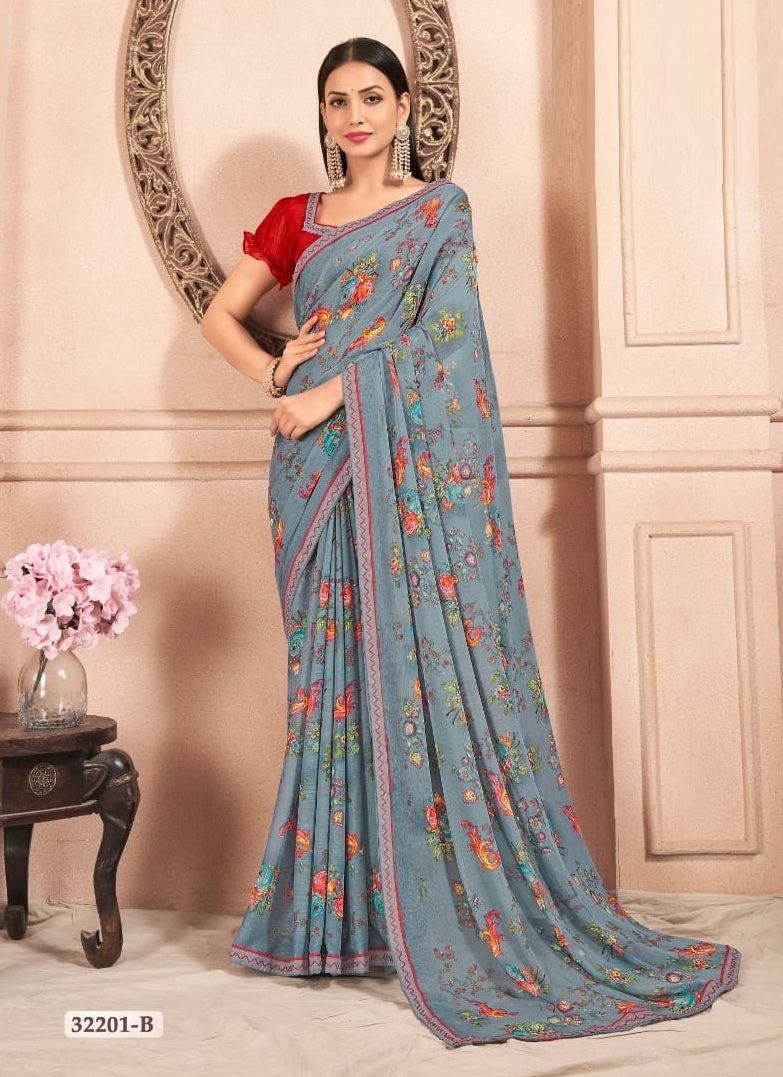 SAVYAA 2 - CATALOG # 51074 (SET OF 12 SAREES)
