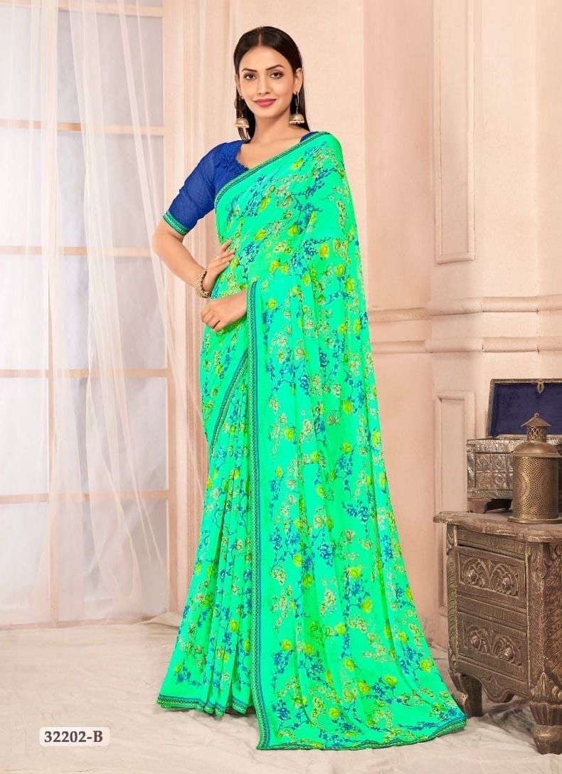 SAVYAA 2 - CATALOG # 51074 (SET OF 12 SAREES)