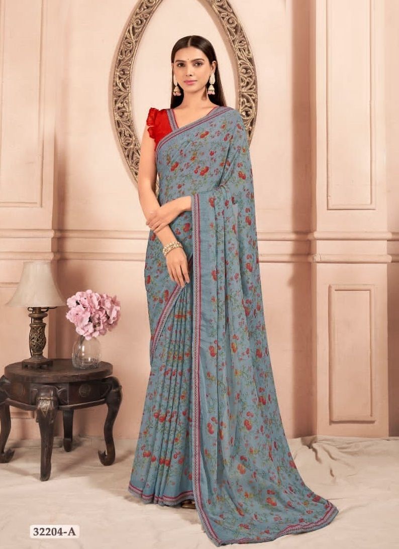 SAVYAA 2 - CATALOG # 51074 (SET OF 12 SAREES)