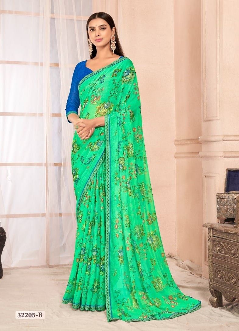 SAVYAA 2 - CATALOG # 51074 (SET OF 12 SAREES)