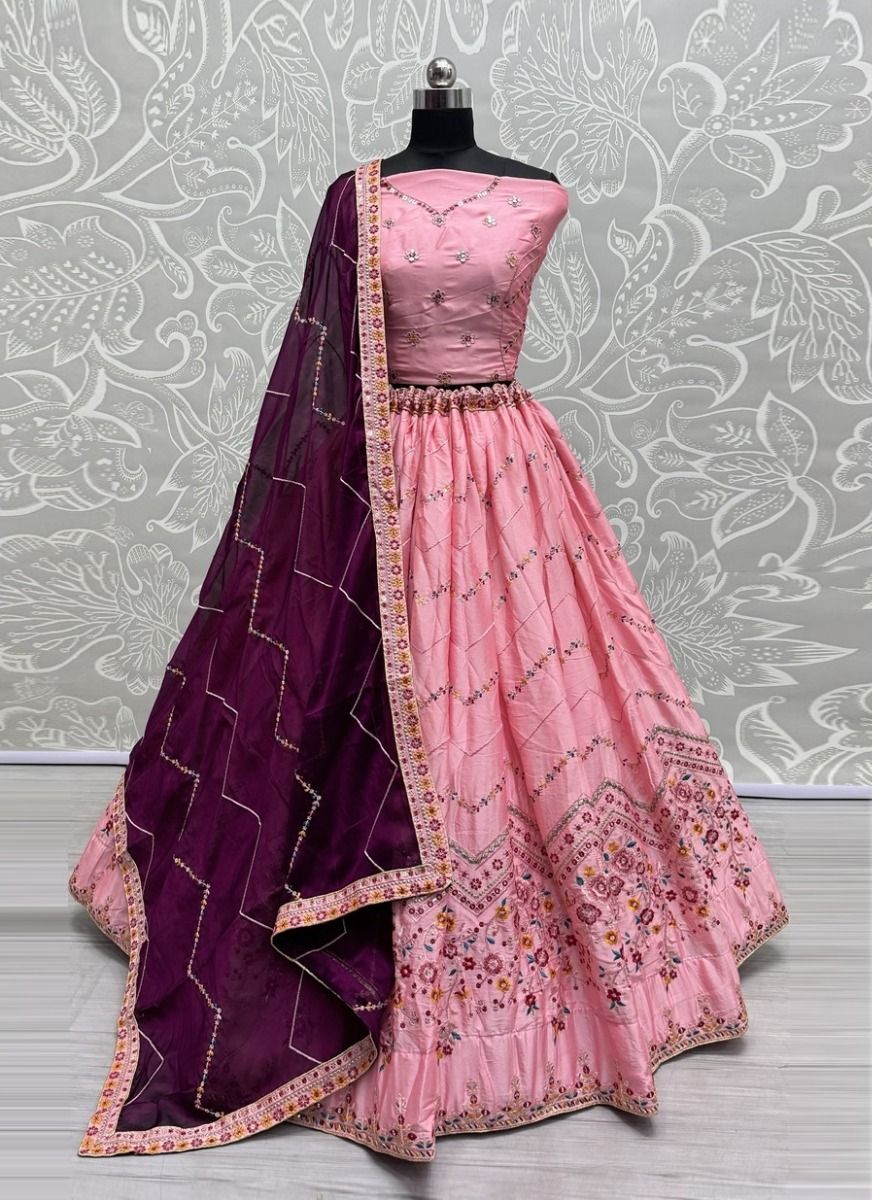 SERIES 2680 - CATALOG # 51297 (SET OF 3 LEHENGAS (SEMI-STITCHED)) SERIES 2680 - CATALOG # 51297 (SET OF 3 LEHENGAS (SEMI-STITCHED))