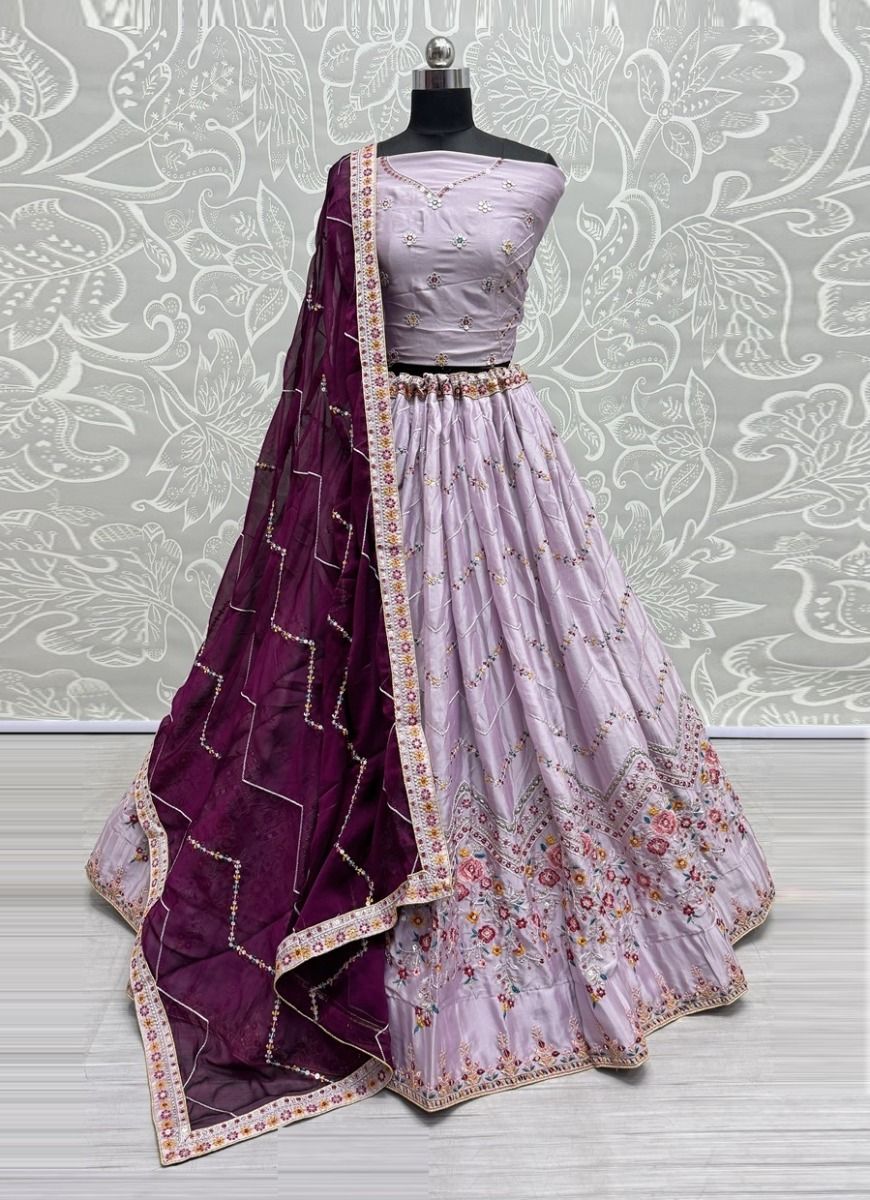 SERIES 2680 - CATALOG # 51297 (SET OF 3 LEHENGAS (SEMI-STITCHED)) SERIES 2680 - CATALOG # 51297 (SET OF 3 LEHENGAS (SEMI-STITCHED))