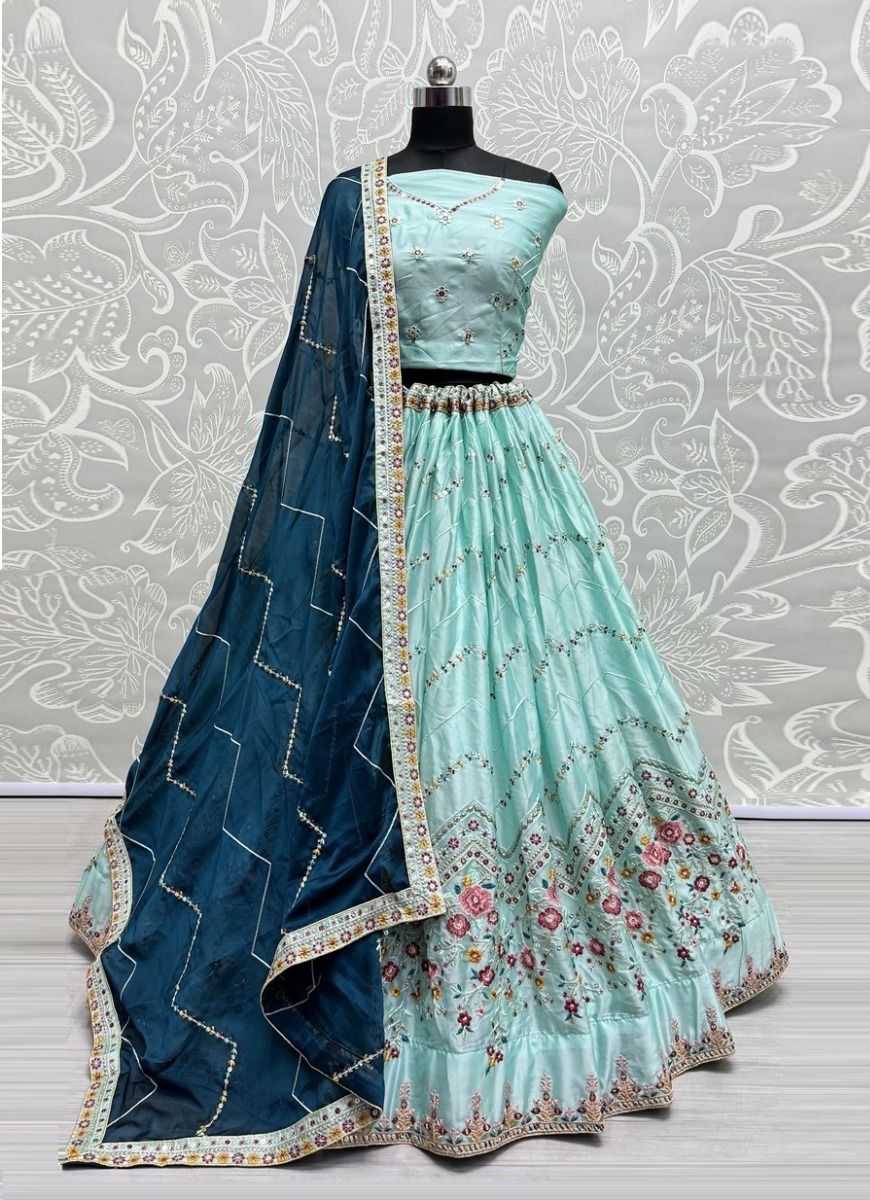 SERIES 2679 - CATALOG # 51309 (SET OF 3 LEHENGAS (SEMI-STITCHED)) SERIES 2679 - CATALOG # 51309 (SET OF 3 LEHENGAS (SEMI-STITCHED))