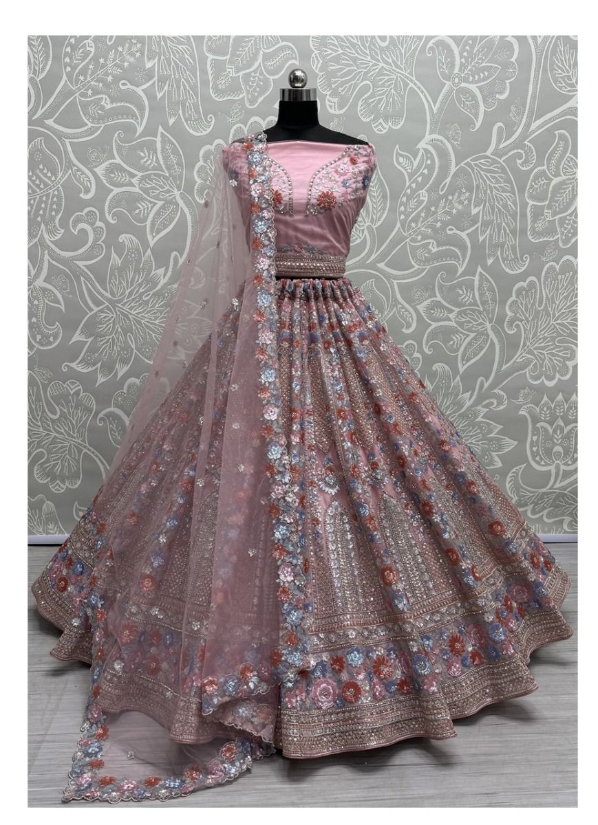 SERIES 2677 - CATALOG # 51332 (SET OF 4 LEHENGAS (SEMI-STITCHED)) SERIES 2677 - CATALOG # 51332 (SET OF 4 LEHENGAS (SEMI-STITCHED))