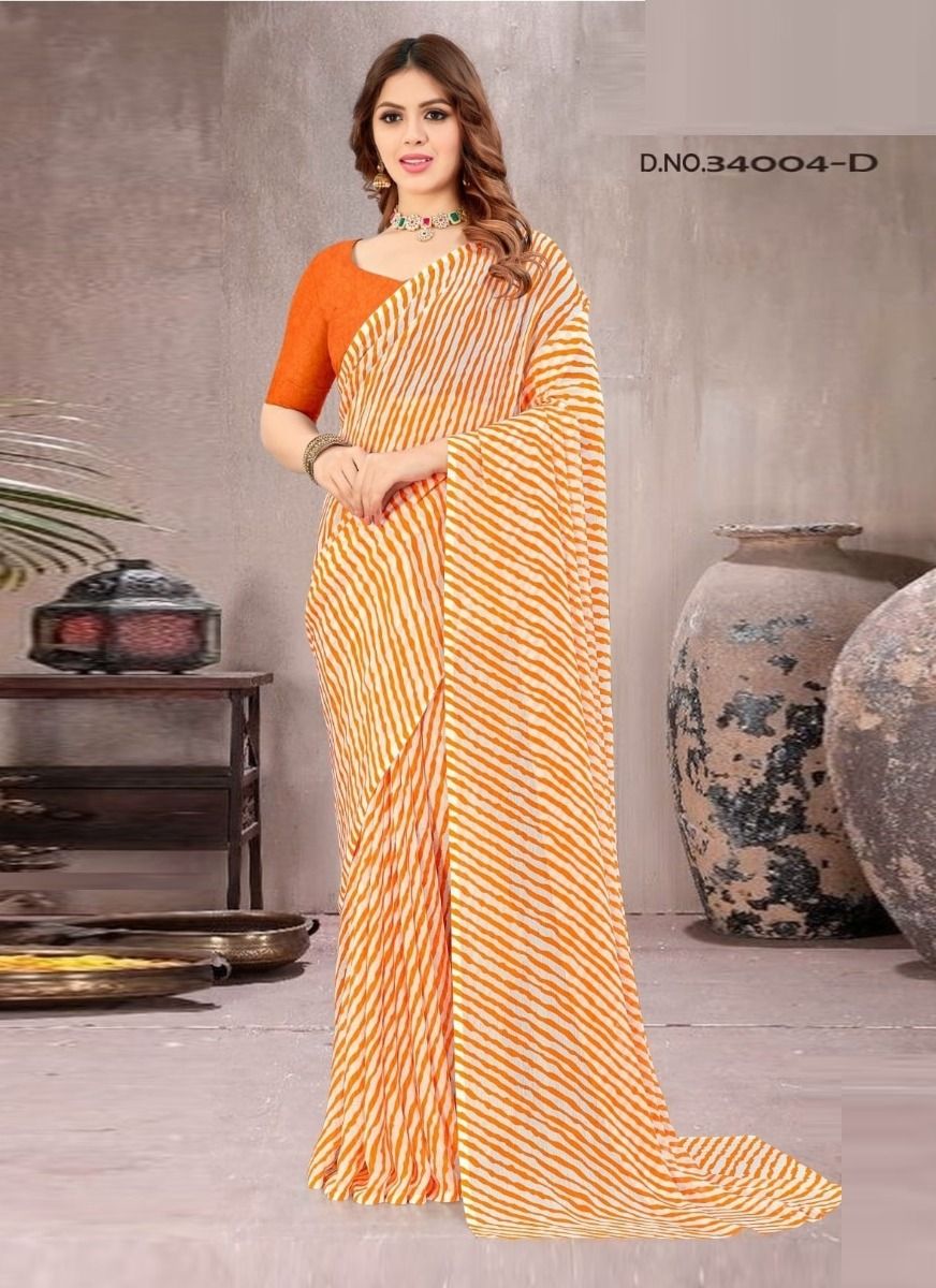 STAR CHIFFON LEHERIYA 4 - CATALOG # 51387 (SET OF 6 SAREES) STAR CHIFFON LEHERIYA 4 - CATALOG # 51387 (SET OF 6 SAREES)