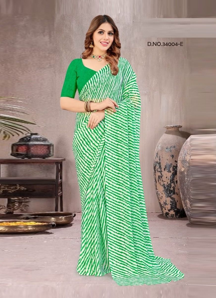 STAR CHIFFON LEHERIYA 4 - CATALOG # 51387 (SET OF 6 SAREES) STAR CHIFFON LEHERIYA 4 - CATALOG # 51387 (SET OF 6 SAREES)