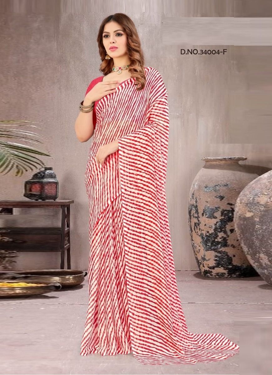 STAR CHIFFON LEHERIYA 4 - CATALOG # 51387 (SET OF 6 SAREES) STAR CHIFFON LEHERIYA 4 - CATALOG # 51387 (SET OF 6 SAREES)