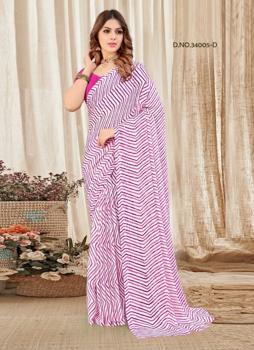 STAR CHIFFON LEHERIYA 5 - CATALOG # 51391 (SET OF 6 SAREES) STAR CHIFFON LEHERIYA 5 - CATALOG # 51391 (SET OF 6 SAREES)
