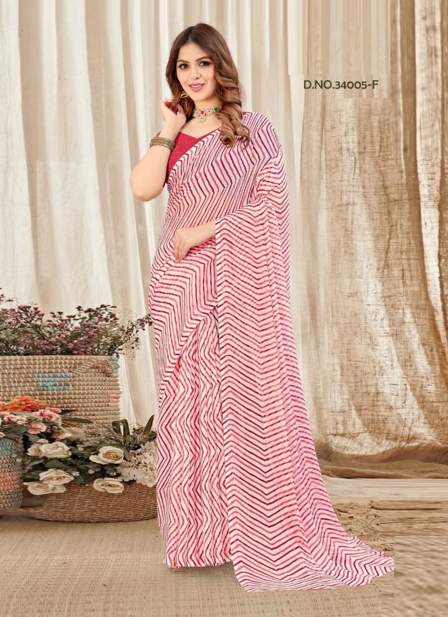 STAR CHIFFON LEHERIYA 5 - CATALOG # 51391 (SET OF 6 SAREES) STAR CHIFFON LEHERIYA 5 - CATALOG # 51391 (SET OF 6 SAREES)