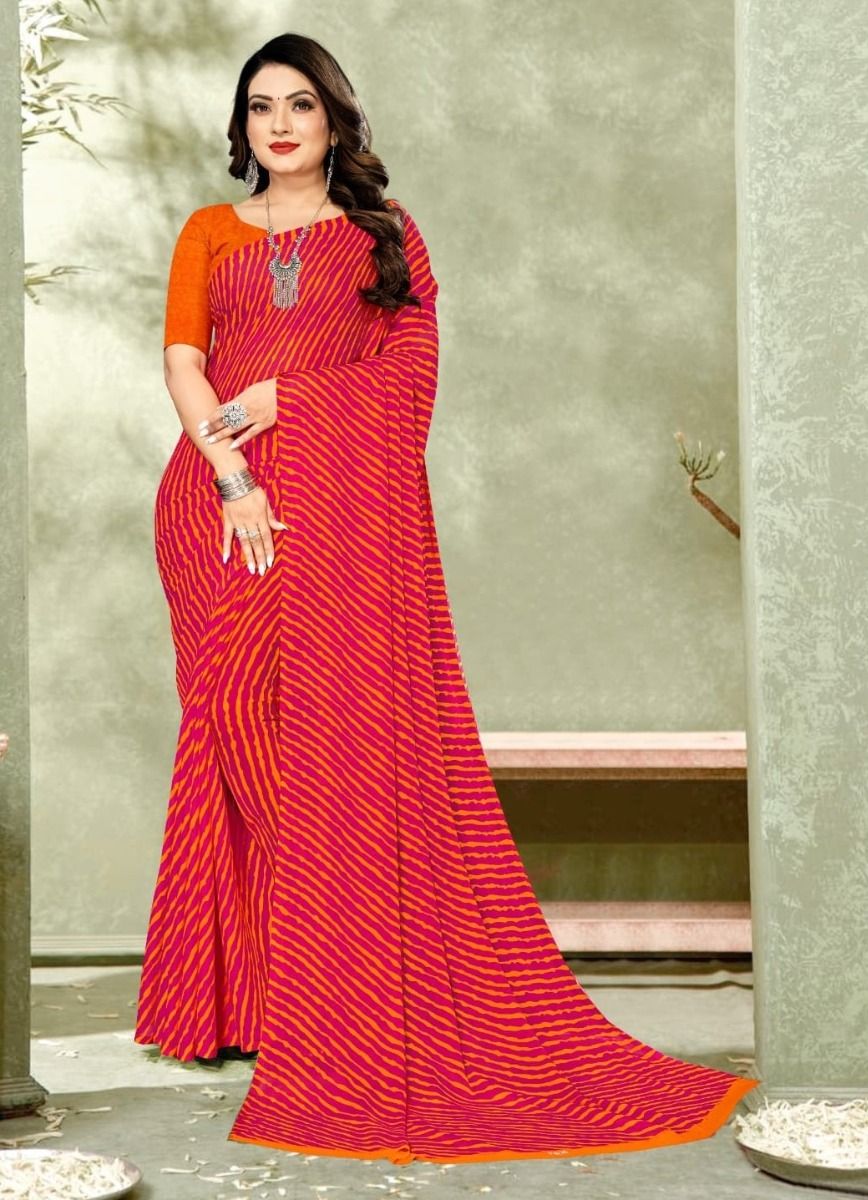 STAR CHIFFON LEHERIYA 8 - CATALOG # 51405 (SET OF 6 SAREES) STAR CHIFFON LEHERIYA 8 - CATALOG # 51405 (SET OF 6 SAREES)