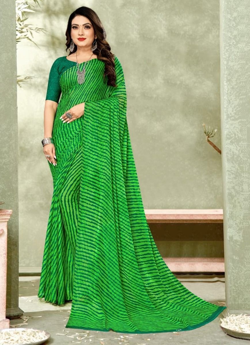 STAR CHIFFON LEHERIYA 8 - CATALOG # 51405 (SET OF 6 SAREES) STAR CHIFFON LEHERIYA 8 - CATALOG # 51405 (SET OF 6 SAREES)